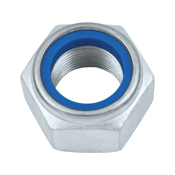 Гайка шестигранна самостопорна DIN985 - 10 (A2K) - SW8, M5