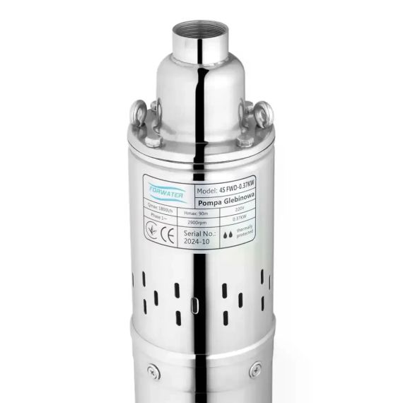 Свердловинний шнековий насос Screw Pump 4QGD2 1500W 120 м • Заглибний насос для подачі води зі свердловини, будинку, дачі та | Зображення 4