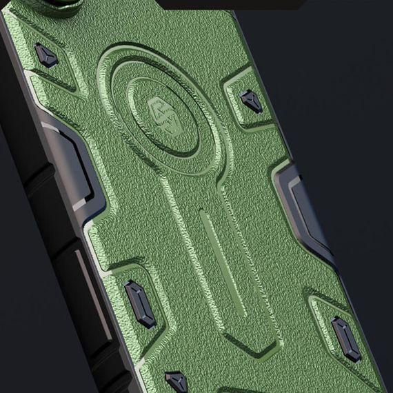 TPU+PC чохол Nillkin CamShield Armor Prop для Samsung Galaxy S24 Ultra Dark Green | Зображення 4