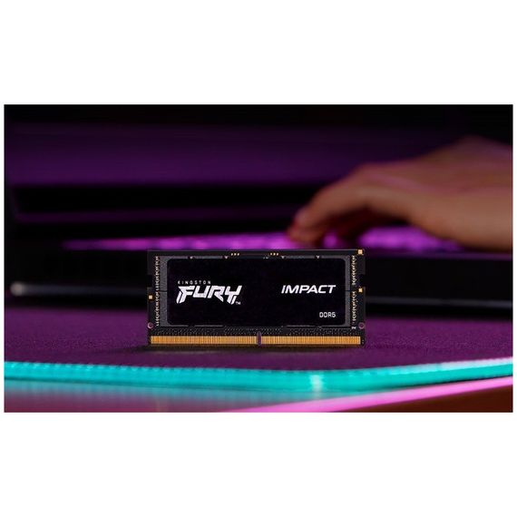 Модуль пам'яті для ноутбука SoDIMM DDR5 16GB 5600 MHz Impact Kingston Fury (ex.HyperX) (KF556S40IB-16) | Зображення 6