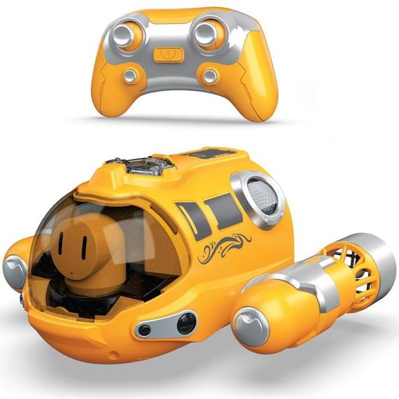 Лодка на радиоуправлении SHT 3722-1A Spray Fog 2.4G Yellow | Зображення 1