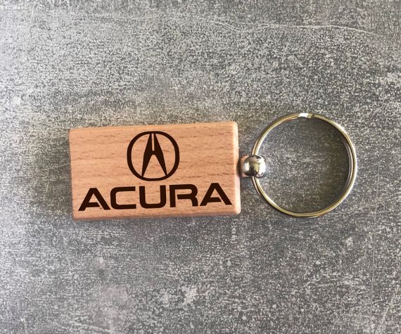 Дерев'яний брелок з логотипом Acura | Зображення 1