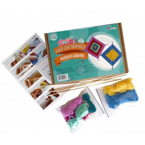 Набір дитячої творчості "Плетіння-Мандали бажання" ПМ-002 | Зображення 1