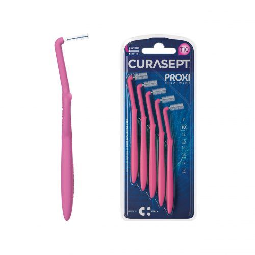 Йоржик міжзубний кутовий Curasept PROXI T10, фуксія, 5шт