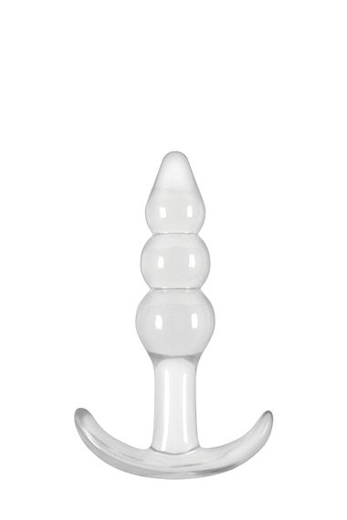 Анальна пробка прозора JELLY RANCHER T-PLUG RIPPLE CLEAR