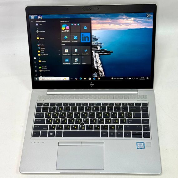 Ультрабук Б-клас HP EliteBook 840 G5 / 14" (1920x1080) IPS / Intel Core i7-7500U (2 (4) ядра по 2.7 - 3.5 GHz) / 8 GB DDR4 / 128 GB SSD / Intel HD Graphics 620 / WebCam / Windows 10 Pro б/в | Зображення 8