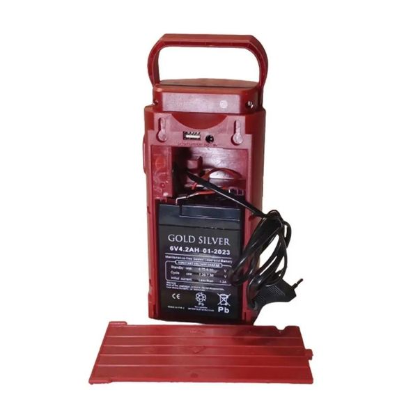 Переносний акумуляторний фонар Almina Power Bank XPRO 25000 червоний (42696-Almina_320) | Зображення 3