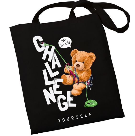 Екошопер Букопт ВК4059 Teddy Bear (Challenge) чорний