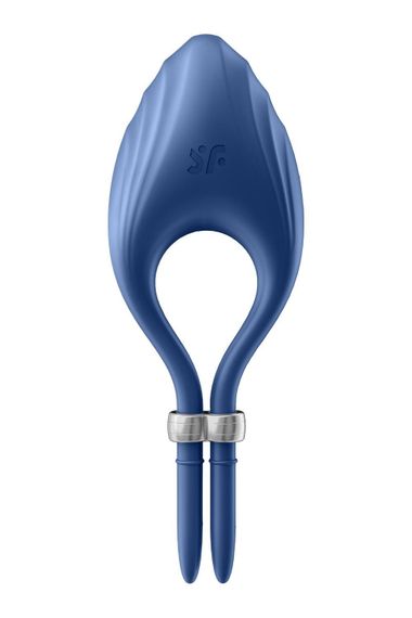 Ерекційне віброкільце-ласо Satisfyer Duelist Blue, 10 режимів, потужний мотор | Зображення 1