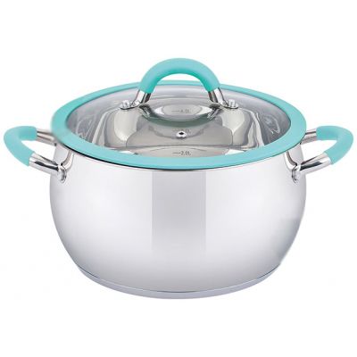 Кастрюля Pepper Apple Mint Silicone 20 см 4,0 л PR-1110-20 (107799)