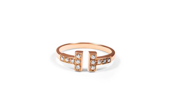 Золотое кольцо с бриллиантами 14 K-0391 | Зображення 2