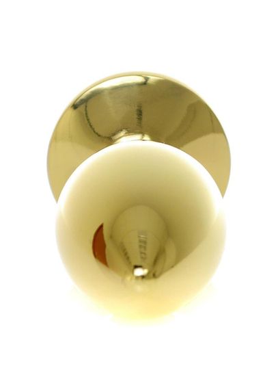 Анальна металева пробка Plug-Jewellery Gold PLUG ROSE- Red Sex Aura | Зображення 3