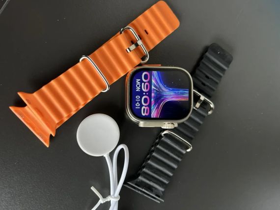 Набір 5 в 1 годинник + навушники + бездротовий павербанк + кабель для бездротової зарядки телефону + зарядний пристрій | Зображення 4