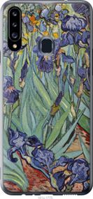 Чехол на Samsung Galaxy A20s A207F Винсент Ван Гог. Ирисы из пластика FCh_065720
