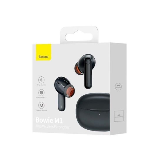 Бездротові навушники Baseus Bowie M1 True Wireless Earphones Black | Зображення 1