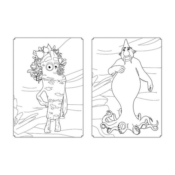 Розмальовка Магія кольору. Магічний Ліс Ранок 1807003 з наклейками | Зображення 2