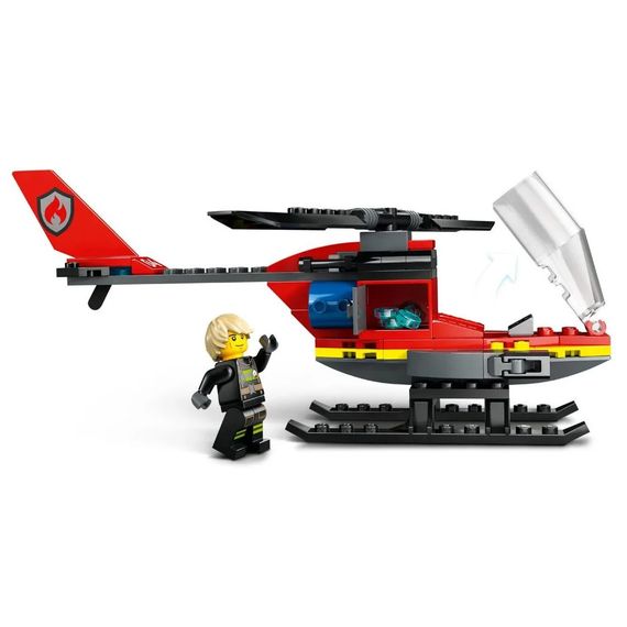 Конструктор LEGO City Пожежний рятувальний гелікоптер 85 деталей (60411) | Зображення 4