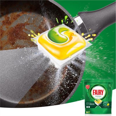 Таблетки для посудомоечных машин Fairy Original All in One Lemon 92 шт. (8006540726945) | Зображення 3