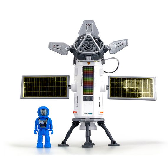Игровой набор Миссия «Построй станцию связи» Astropod Silverlit 80333 конструктор с фигуркой | Зображення 1