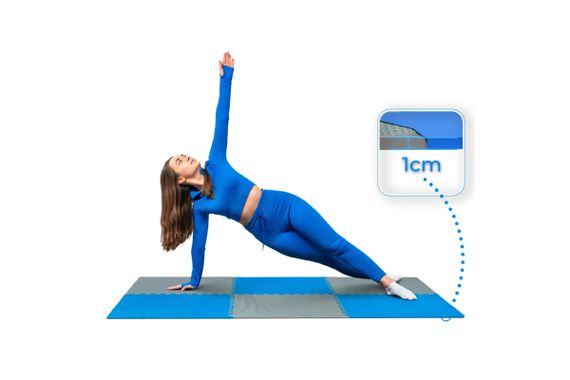 Килимок-пазл THUNDER PZ-04 60 х 60 блакитно-сірий (PZ-04) | Зображення 2