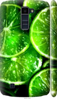 Чохол на LG K10 / K410 Зелені часточки лимона "852m-349-2448"