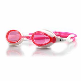 Дитячі окуляри для плавання Renvo Vishu JR Anti-fog Білий Рожевий OSFM (1SG110-0703)