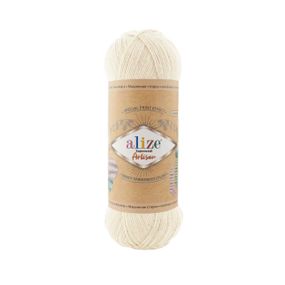 Пряжа Alize Superwash Artisan № 01  (Алізе Супервош Артісан) – 75% вовна, 25% поліамід, 100 г / 420 м