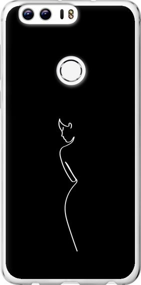 Чехол на Huawei Honor 8 Силуэт1 "4590u-351-17620"