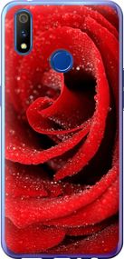 Чехол на Realme X Lite Красная роза "529u-2030-17620"