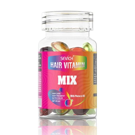 Капсули для відновлення волосся, мікс 30 шт, Sevich / Олія в капсулах для лікування та блиску волосся | Зображення 2