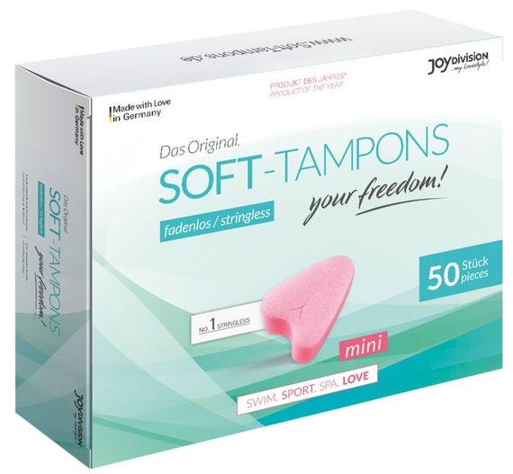 Тампони Tampons mini, box of 50 | Зображення 1
