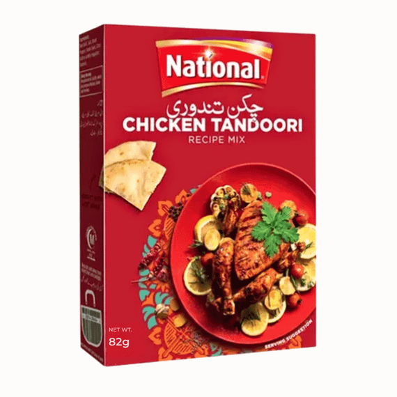 Суміш спецій для курки тандурі  Tandoori Chicken Mix 82г National 620514006826