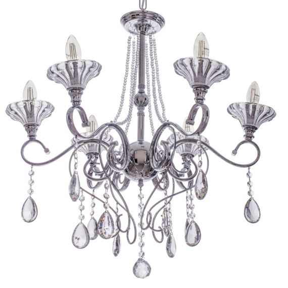 Люстра свеча подвесная хрустальная E14 (BCL-722S/6) | Зображення 4