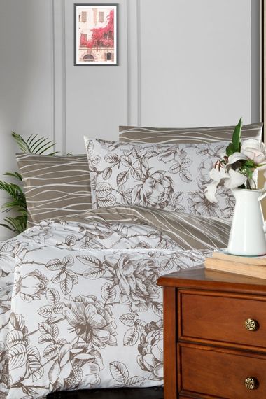 Постельное белье First Choice Ranforce 200 х 220 см Rozen Mink