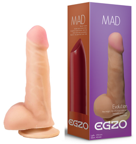 Фалоімітатор EGZO Ciberskin DS006 (17 см х 4,2 см) Sex Aura