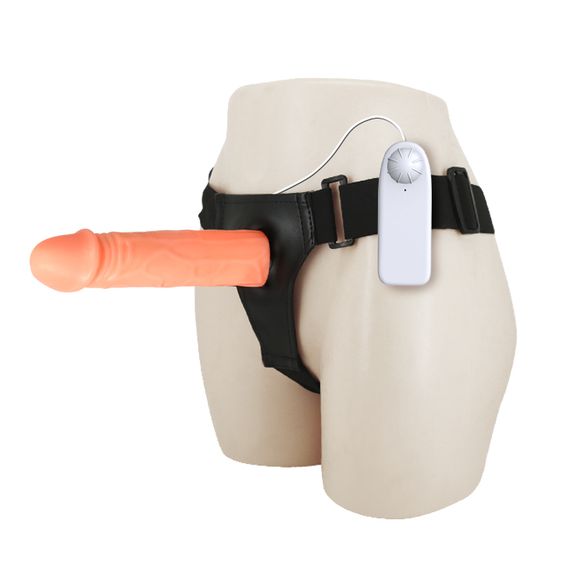 Страпон - Baile Jessica Strap On Vibrating, 17 см | Зображення 6