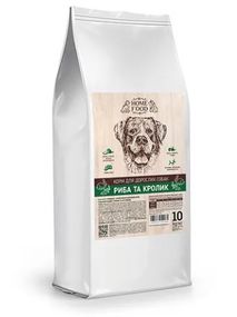 Сухий корм для дорослих собак «Риба та кролик» DOG ADULT MEDIUM Гіпоалергенний 10 кг
