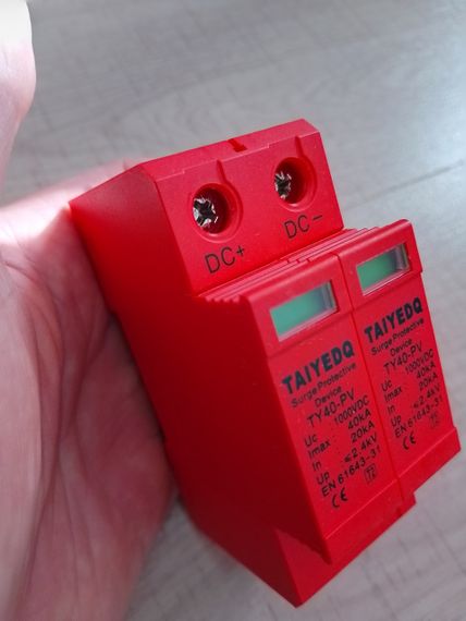 Узип DC-блискавка захисту Taiyedq пристрій захисту до 40ka 1000V | Зображення 3
