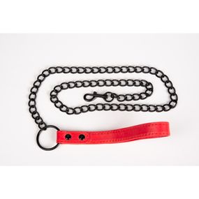 ПОВОДОК НА ЦІНОЧКУ колір червоний sexstyle