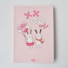 Блокнот 4Profi  "Sweet love note" rabbits 40 арк. формат А6 904266