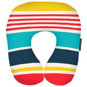 Подушка дорожня Разноцветные полоски 32x30 см (DOP_16J005)