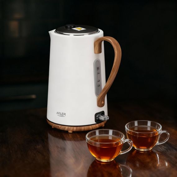 Електрочайник з нержавіючої сталі чайник Adler AD 1352, 1,7 л, 2200 Вт | Зображення 7