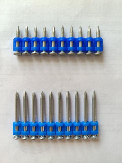 Пістолетні цвяхи Point Bullet в обоймі MG для бетону і металу (2.8 мм) 1000 шт