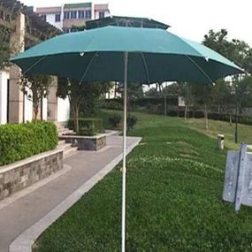 Зонт с двойным клапаном продуваемый 2,5м HYG1837 Зеленый