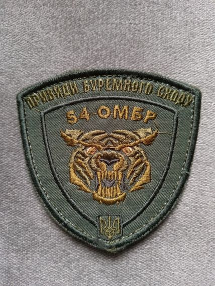 Шеврон 54 ОМБР (олива)