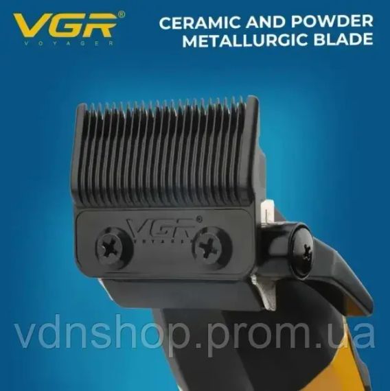 Акумуляторна машинка для стрижки VGR V-285 з насадками | Зображення 2