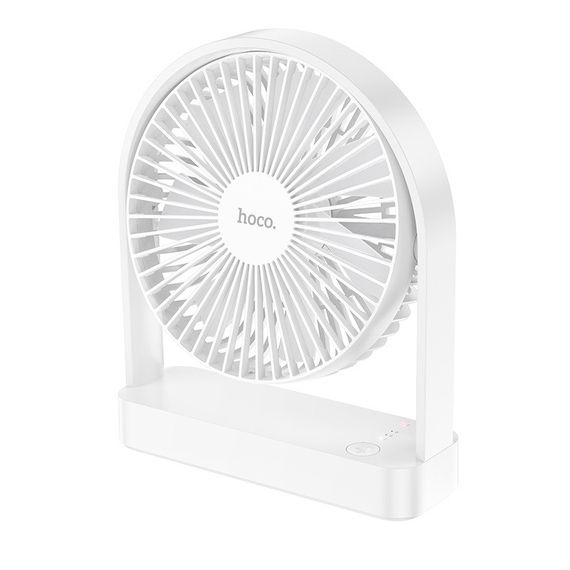 Вентилятор HOCO HX65 2000 mAh Ultra-thin desktop fan White