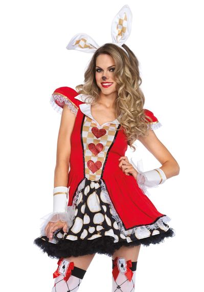 Костюм Білий Кролик Leg Avenue Tick Tock White Rabbit M/L | Зображення 2