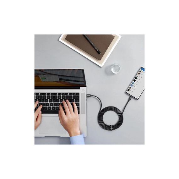 Дата кабель USB 2.0 AM to USB-C 1.0m Superior Fast Charging 60W black Baseus (CAYS000901) | Зображення 7