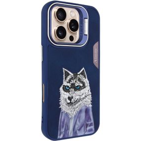 TPU+PC чехол Friends для Apple iPhone 16 Pro (6.3") Blue Wolf
